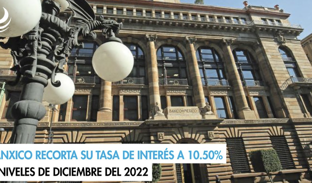 BANCO DE MÈXICO RECORTARÁ TASA DE REFERENCIA INTERBANCARIA EN DICIEMBRE, SERÌA MENOR A 10%